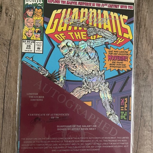 Guardians of the Galaxy #39 Signed Ltd Treasure Ed